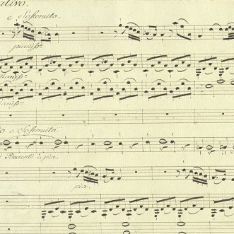 What is a musical score?